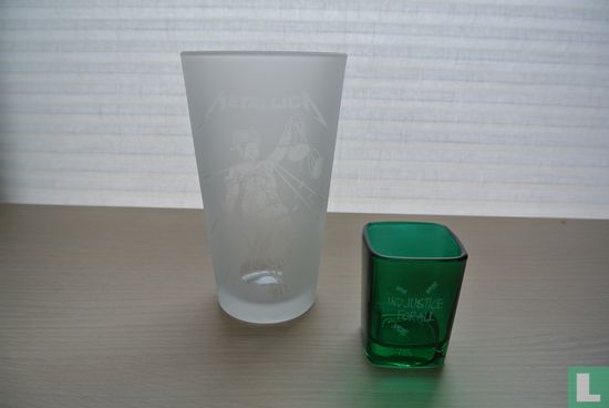 Metallica ...And Justice for All, pint / shot glass set, Metclub - Image 2