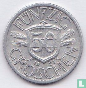 Austria 50 groschen 1952 - Image 1
