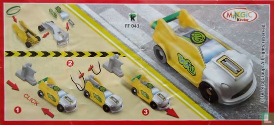 Sprinty - Racewagen (geel) - Afbeelding 3