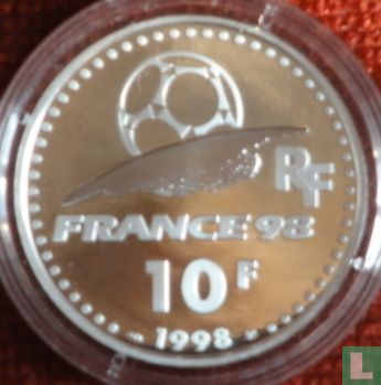 France 10 francs 1998 (PROOF) "World Cup 1998 - France" - Image 1