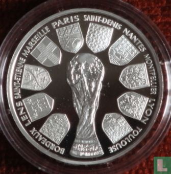 France 10 francs 1998 (PROOF) "World Cup 1998 - France" - Image 2