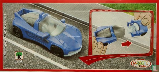 Sprinty - Racewagen (blauw) - Afbeelding 3