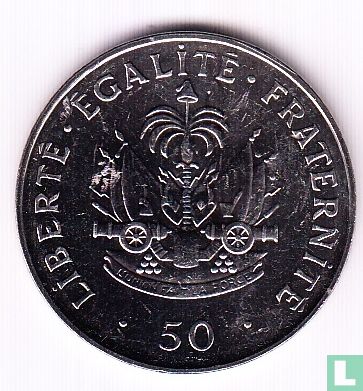 Haïti 50 centimes 1999 - Afbeelding 2