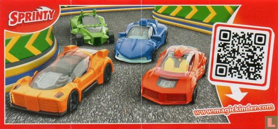 Sprinty - Racewagen (oranje) - Afbeelding 2