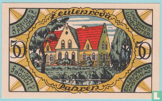 Zeulenroda, Stadt - 50 Pfennig (1) 1921 - Afbeelding 1