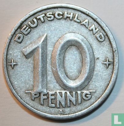 GDR 10 pfennig 1949 - Image 2