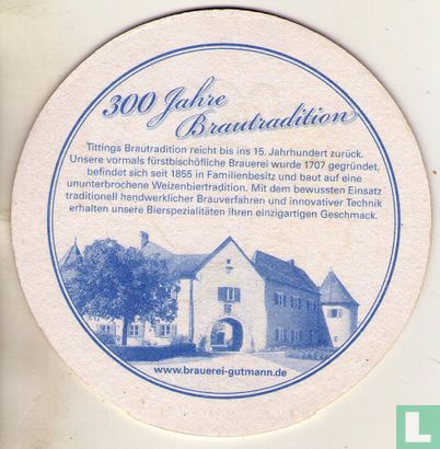 300 Jahre Brautradition / Hefeweizen   - Afbeelding 1