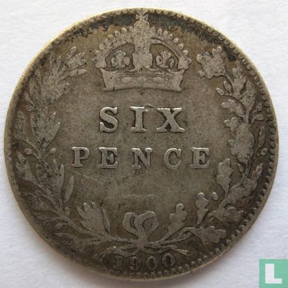 Vereinigtes Königreich 6 Pence 1900 - Bild 1