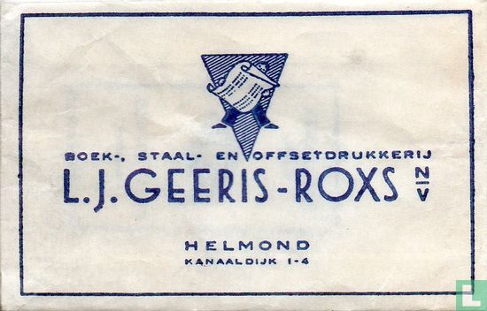 Boek, Staal en Offsetdrukkerij L.J. Geeris - Roxs NV - Image 1
