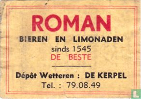 Roman - bieren en limonaden