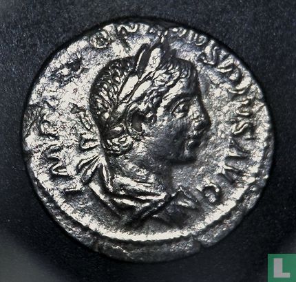 Denier de l'Empire romain, AR, 218-222 AD, Héliogabale, Rome, 220-221 AD - Image 1