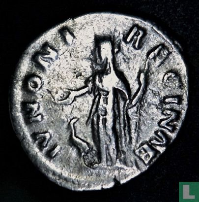 Romeinse Rijk, Denarius, 147-176 AD, Faustina II wife of Marcus Aurelius, Rome, 161-164 AD - Afbeelding 2