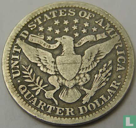 États-Unis ¼ dollar 1902 (sans lettre) - Image 2