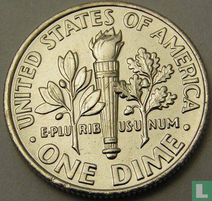 États-Unis 1 dime 2014 (D) - Image 2