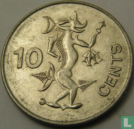 Salomon Islands 10 cents 1993 - Image 2