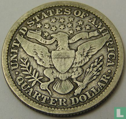 United States ¼ dollar 1895 (without letter) - Image 2