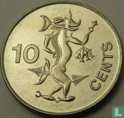 Salomonseilanden 10 cents 1996 - Afbeelding 2