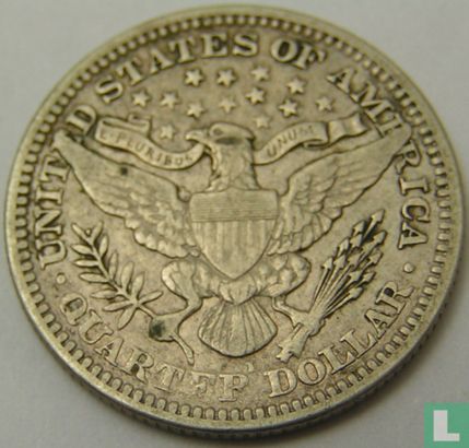 États-Unis ¼ dollar 1913 (D) - Image 2