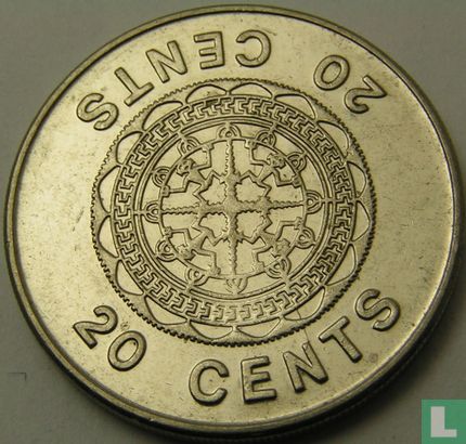 Salomonseilanden 20 cents 1997 - Afbeelding 2