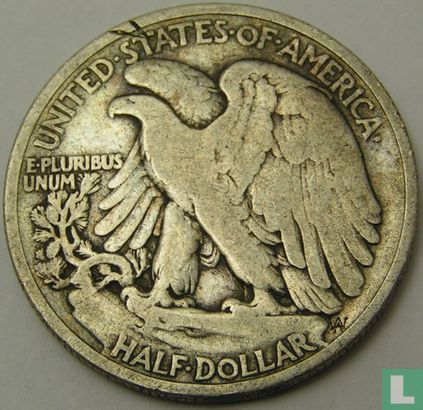Vereinigte Staaten ½ Dollar 1919 (ohne Buchstabe) - Bild 2