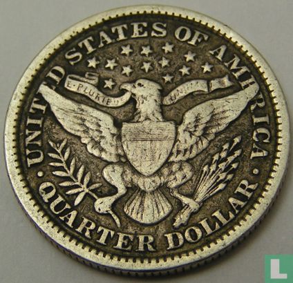 United States ¼ dollar 1898 (without letter) - Image 2