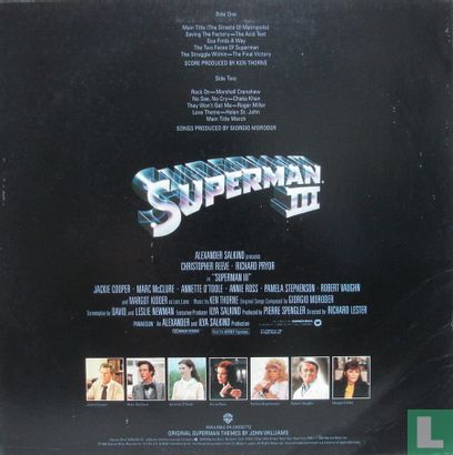 Superman III - Original Sound Track - Image 2