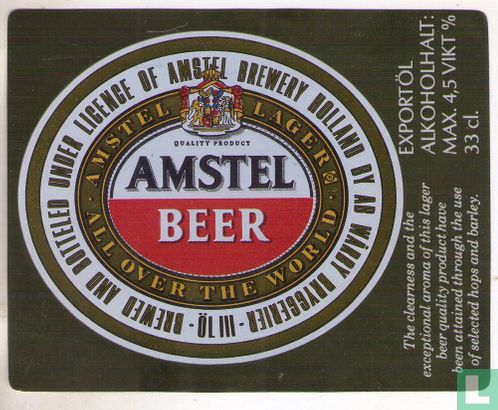 Amstel Beer 
