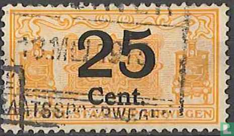 Railway stamp (11½:12 toothing)