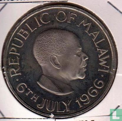 Malawi 1 crown 1966 (PROOF) "Day of the Republic" - Afbeelding 1
