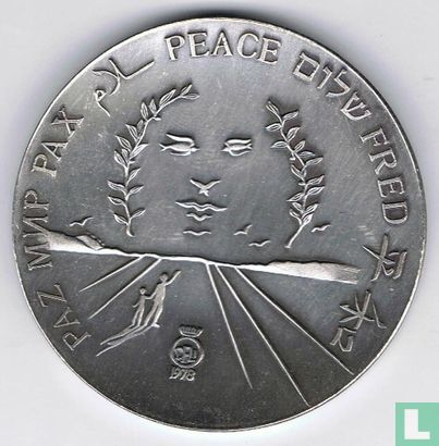 Israel  Peace Medal - Silver Set (Salvador Dali) 1978 - Afbeelding 1