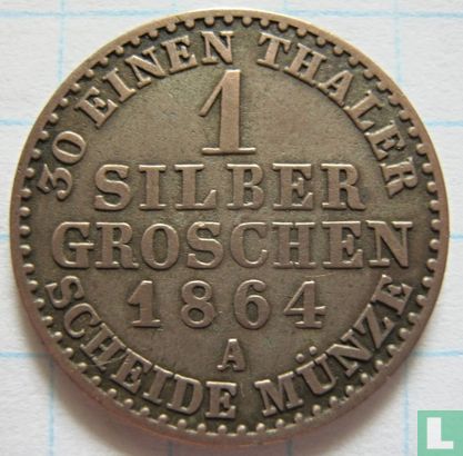 Prusse 1 silbergroschen 1864 - Image 1