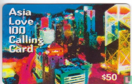 Asia love 100 Calling Card - Image 1