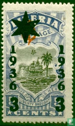 Postage Stamps with Star