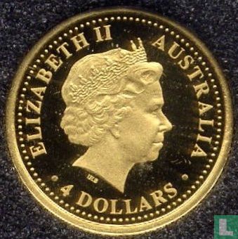 Australië 4 dollars 2005 (PROOF) "The Australian gold nugget" - Afbeelding 2
