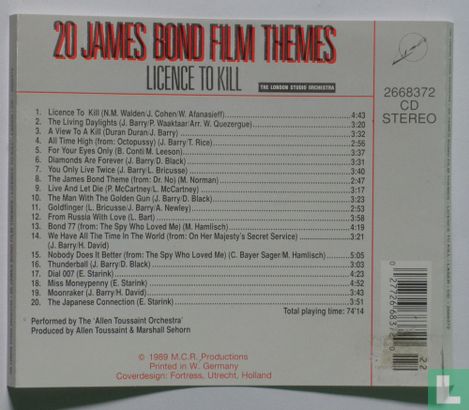 20 James Bond Film Themes - Licence to Kill - Bild 2
