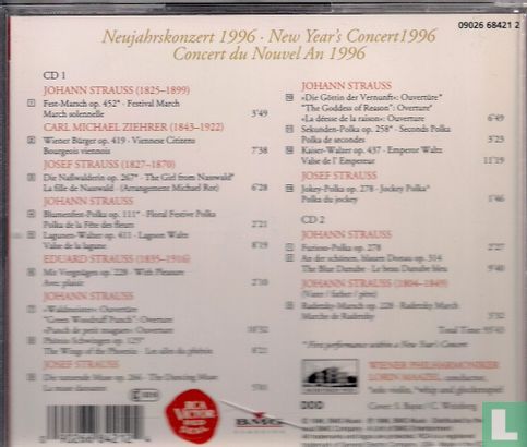 New Years Concert 1996 - Neujahrskonzert 1996  - Image 2