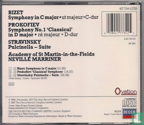 Bizet - Symphony in C major - Prokofiev - Sympony No.1 'Classical' - Stravinsky - Pulcinella-suite  - Image 2