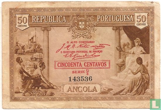 Angola 50 centavos  - Afbeelding 1