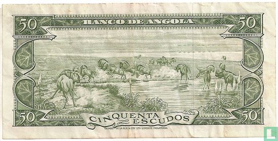 Angola 50 escudos 1956 - Image 2
