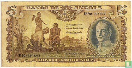 Angola 5 Angolares  - Afbeelding 1