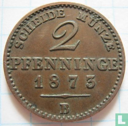 Pruissia 2 pfenninge 1873 - Image 1
