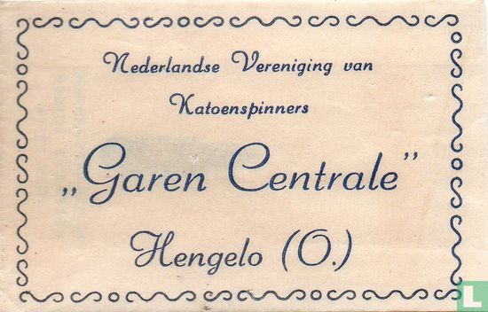 Nederlandse Vereniging van Katoenspinners "Garen Centrale" - Afbeelding 1