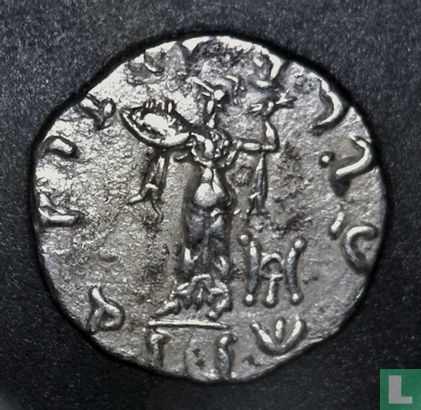 Indo Scythisch Koninkrijk Bactrië,  AR Drachme,  160-145 BC , Menander I - Image 2
