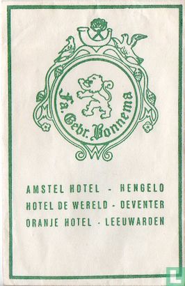 Amstel Hotel - Fa. Gebr. Bonnema - Afbeelding 1