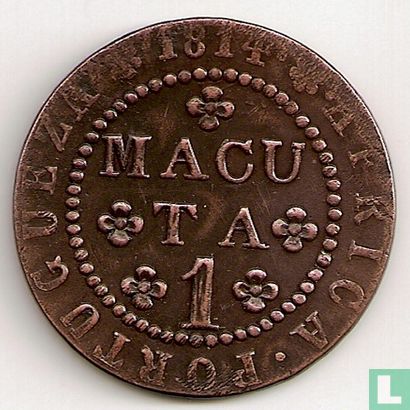 Angola 1 macuta 1814 - Image 1