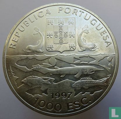 Portugal 1000 escudos 1997 "Centenary of Portuguese oceanographic expeditions" - Image 1