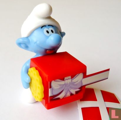 Smurf with present - Image 1