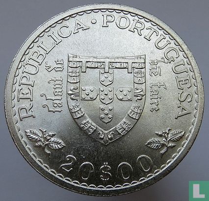 Portugal 20 escudos 1960 "Fifth centenary of the death of Prince Henry the Navigator" - Afbeelding 2