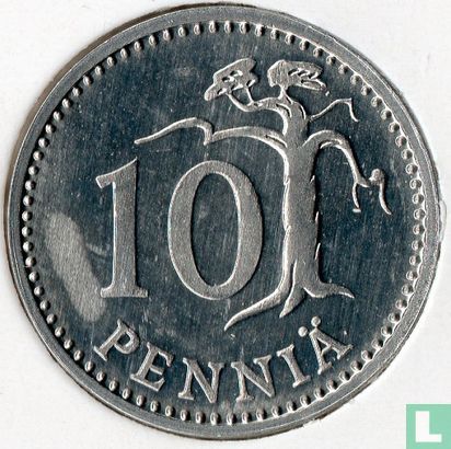 Finlande 10 penniä 1987 (M) - Image 2