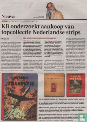 KB onderzoekt aankoop van topcollectie Nederlandse strips